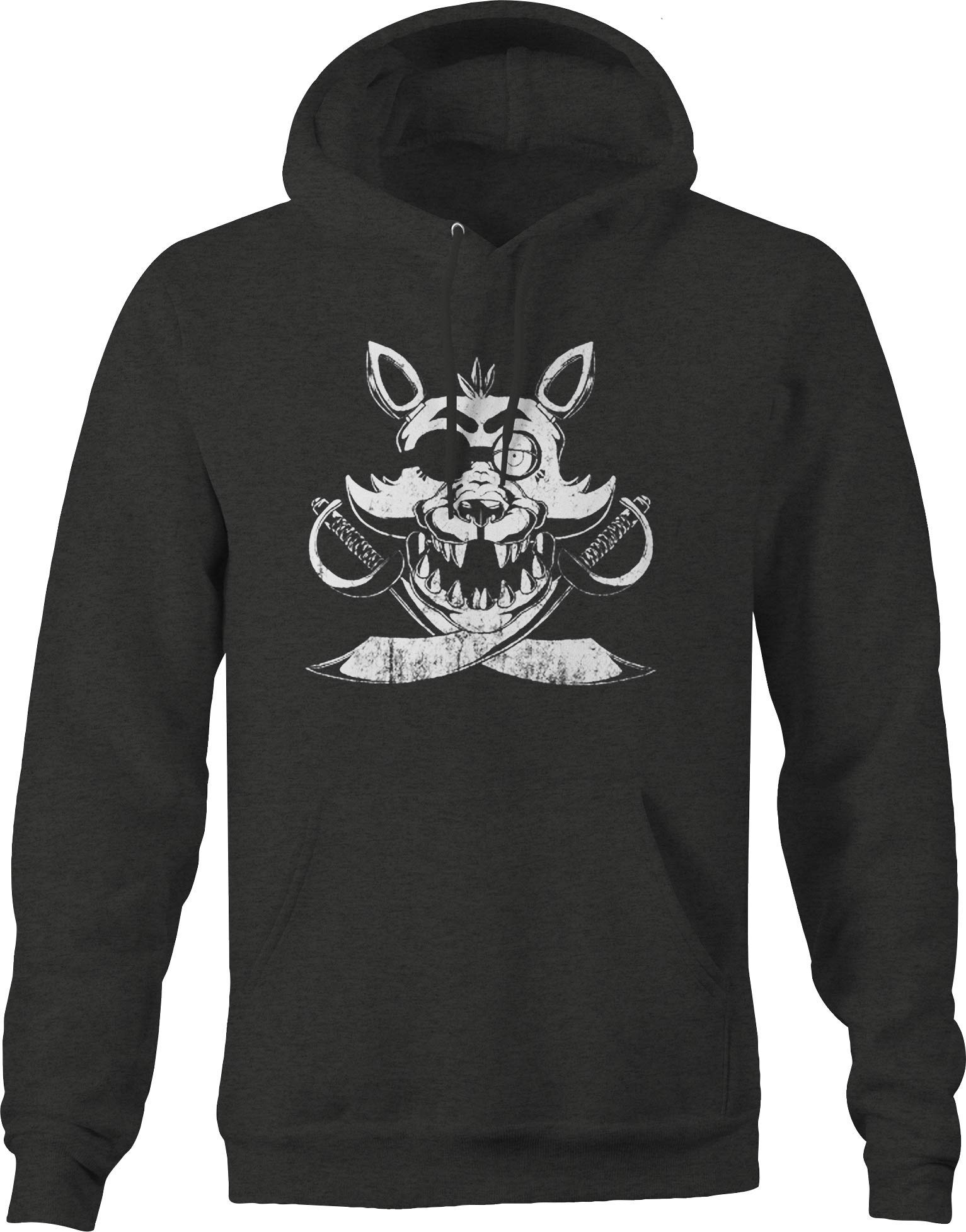 TOP StyleFoxy Five Nights at Freddys Hoodies for Men Dark Gray
