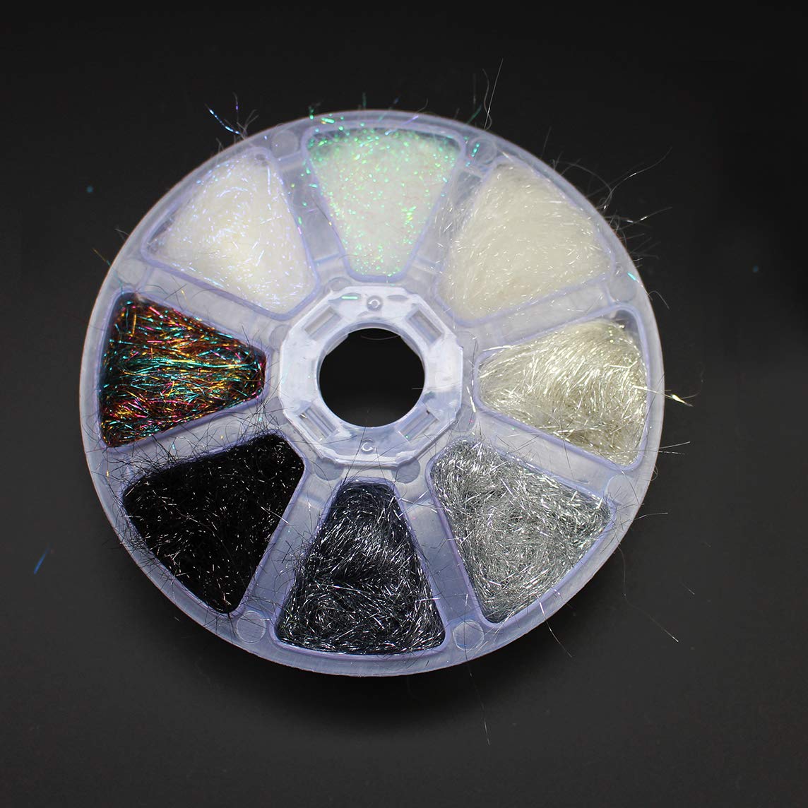 Tigofly 12 Colors ICE Dubbing Box Ice Dub Wing Body Trout Nymph Fly Fishing Tying Materials