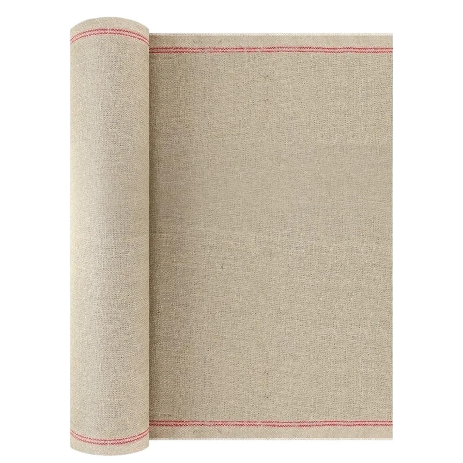 Rouleau de toile vierge lin 60 cm pour peindre sans limites de taille