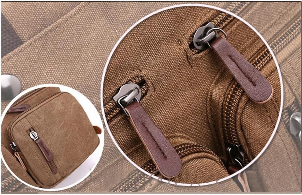 Canvas Bag Business Briefcase Hand Cross Slung Shoulder Three Use Bag Large