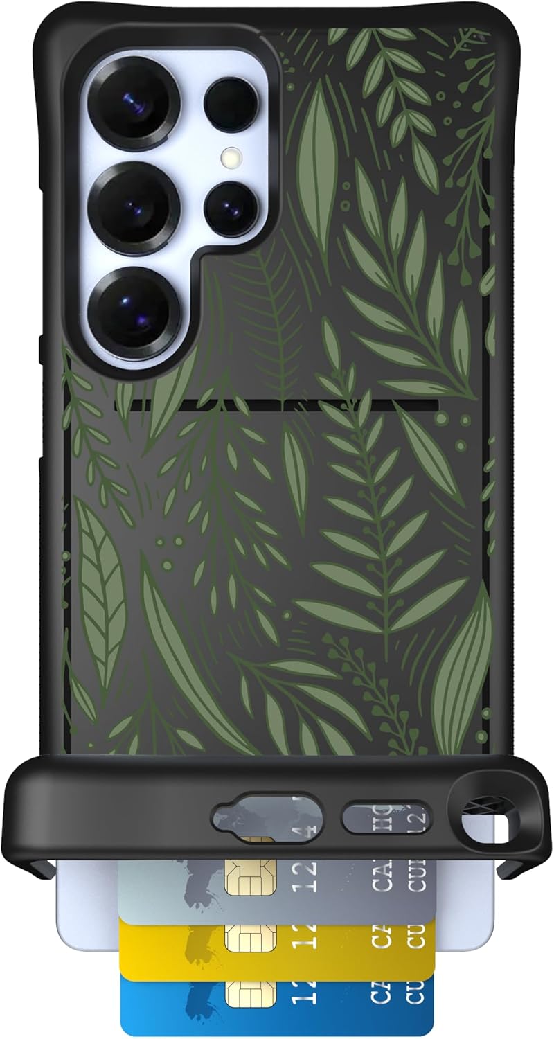 Scooch Wingmate Wallet Case for Galaxy S25 Ultra with RFID & Kickstand