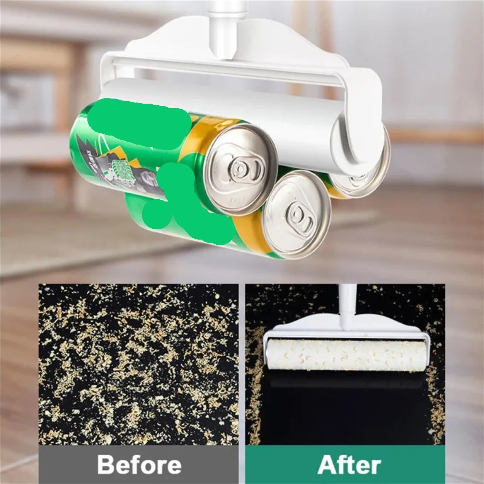 24 pz Rullo di Ricarica Pennello Appiccicoso Rimozione Peli Animali Domestici Strappabile Polvere Appiccicosa Carta Pelucchi Spazzola della Domestica(12CM-Style 2)