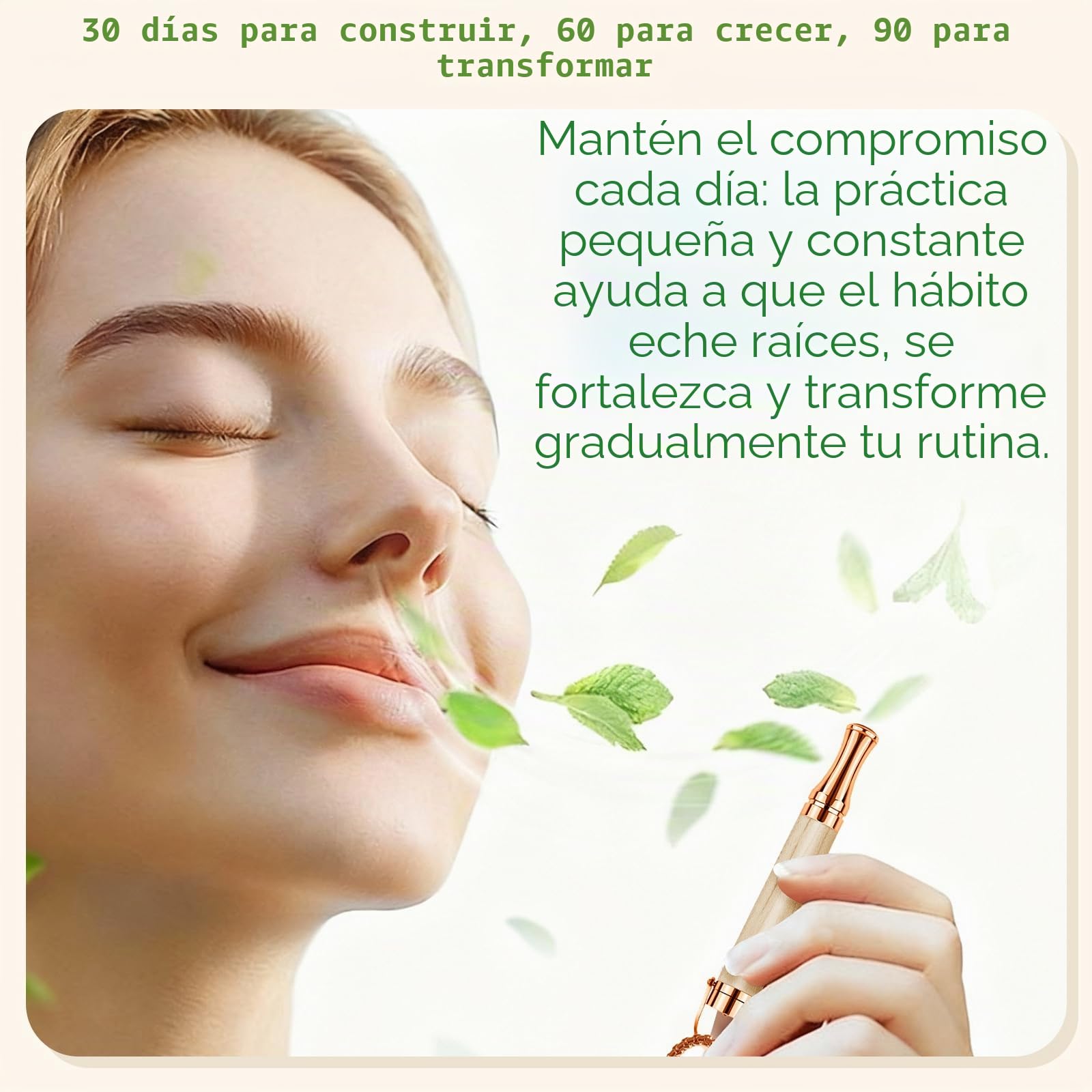 Collar de Respiración Dejar de Fumar, Resistencia Ajustable, Filtrado con Aromaterapia, Almohadillas núcleo de algodón de reemplazar Sabor de Frutas, Perfecto para Relajación Diaria