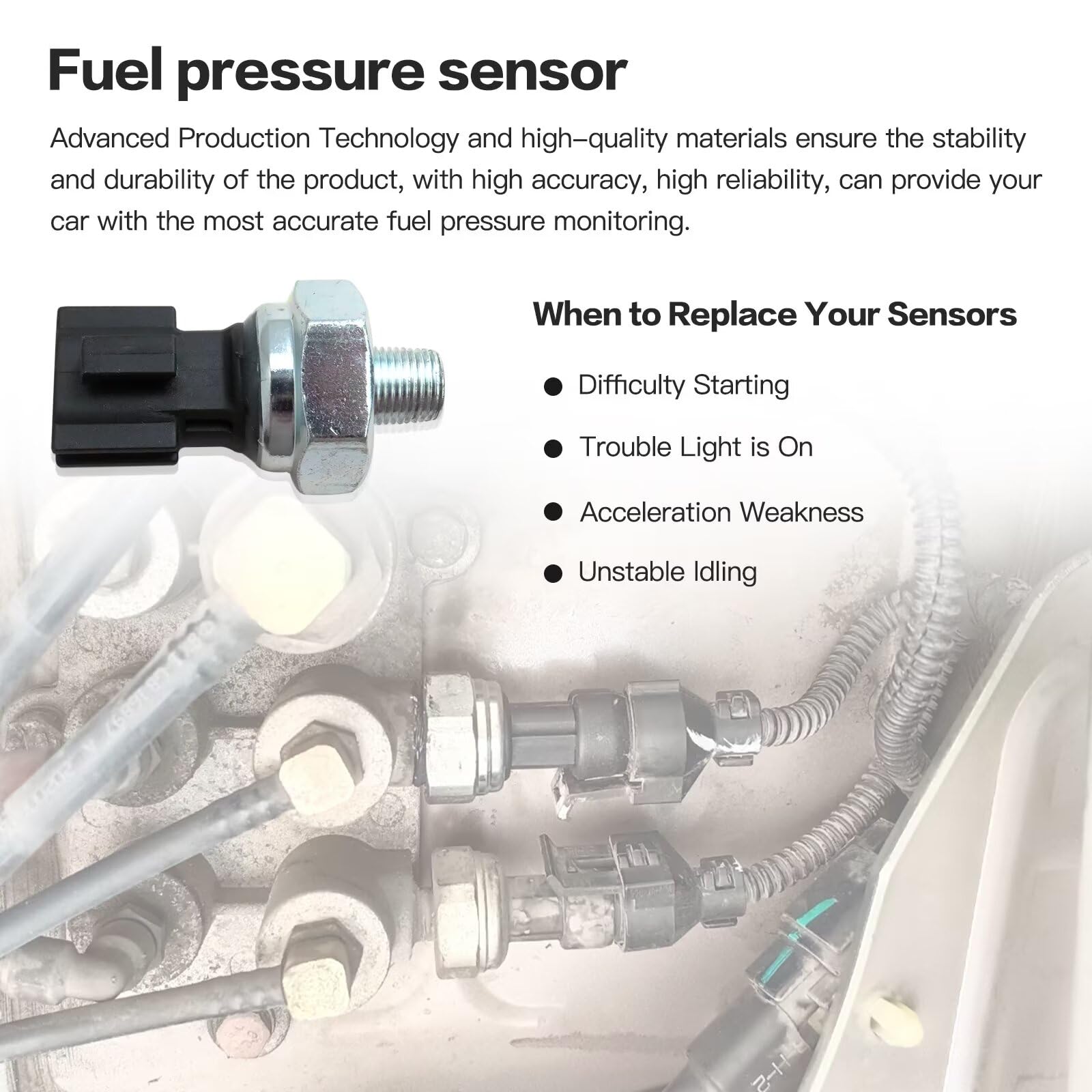 MOTOKU Engine Oil Pressure Sensor Switch For Nissan & Infiniti - Fits Xterra, Altima, Pathfinder, G35, QX56 & More