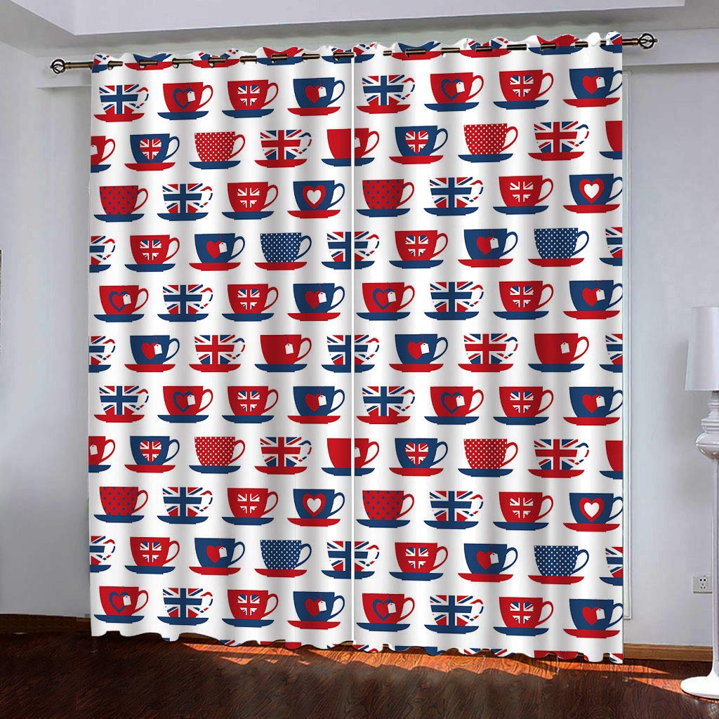 Rideaux occultants à oeillets isolants thermiques pour chambre et salon 2 pièces marron café