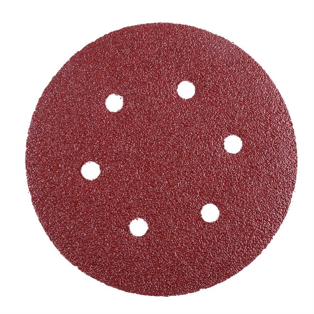 150 mm / 6 Inch 6 Hole Sanding Discs, 40 60 80 120 150 180 240 320 400 800 1000 1200 1500 2000 3000 - Grit 16 PCS Each one Pcs Orbital Sander Sandpaper, Hook and Loop Round Sand Paper (B0B2MTY3QG) Amazon Price History, Amazon Price Tracker
