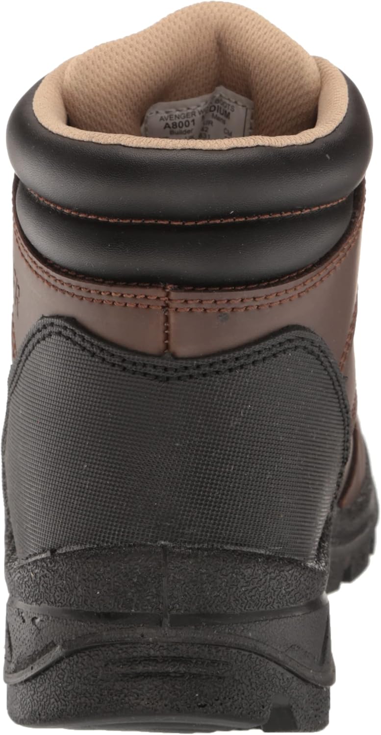 Avenger Work Boots Men's Steel Toe, Builder Mid Top Econ Work Boot - Image 3
