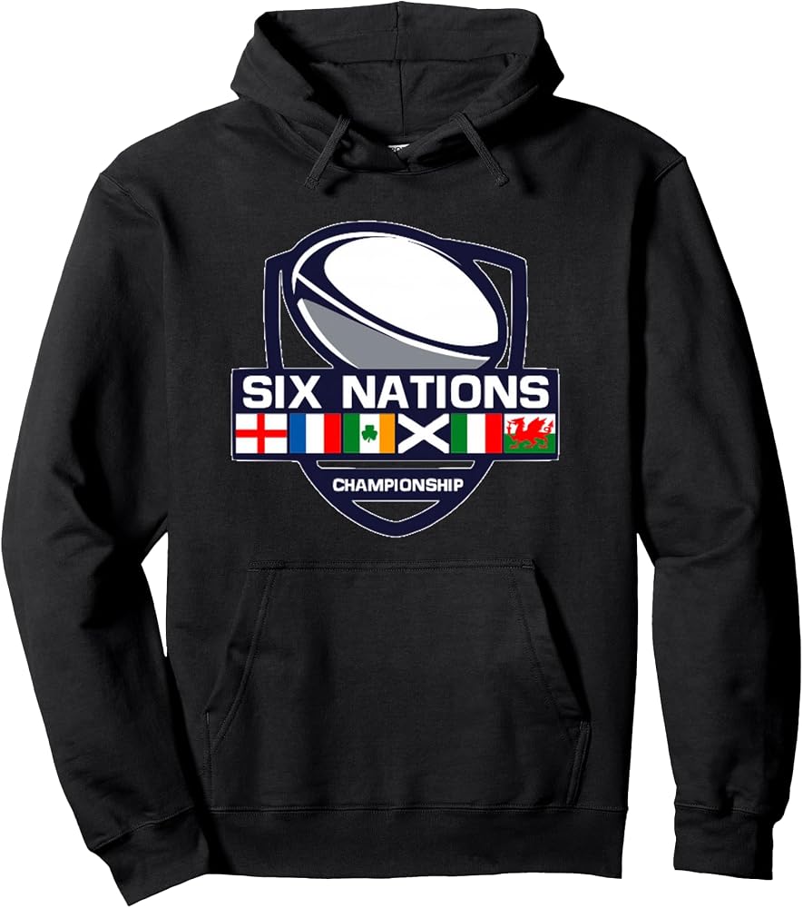 Six Rugby Nations Pullover Hoodie