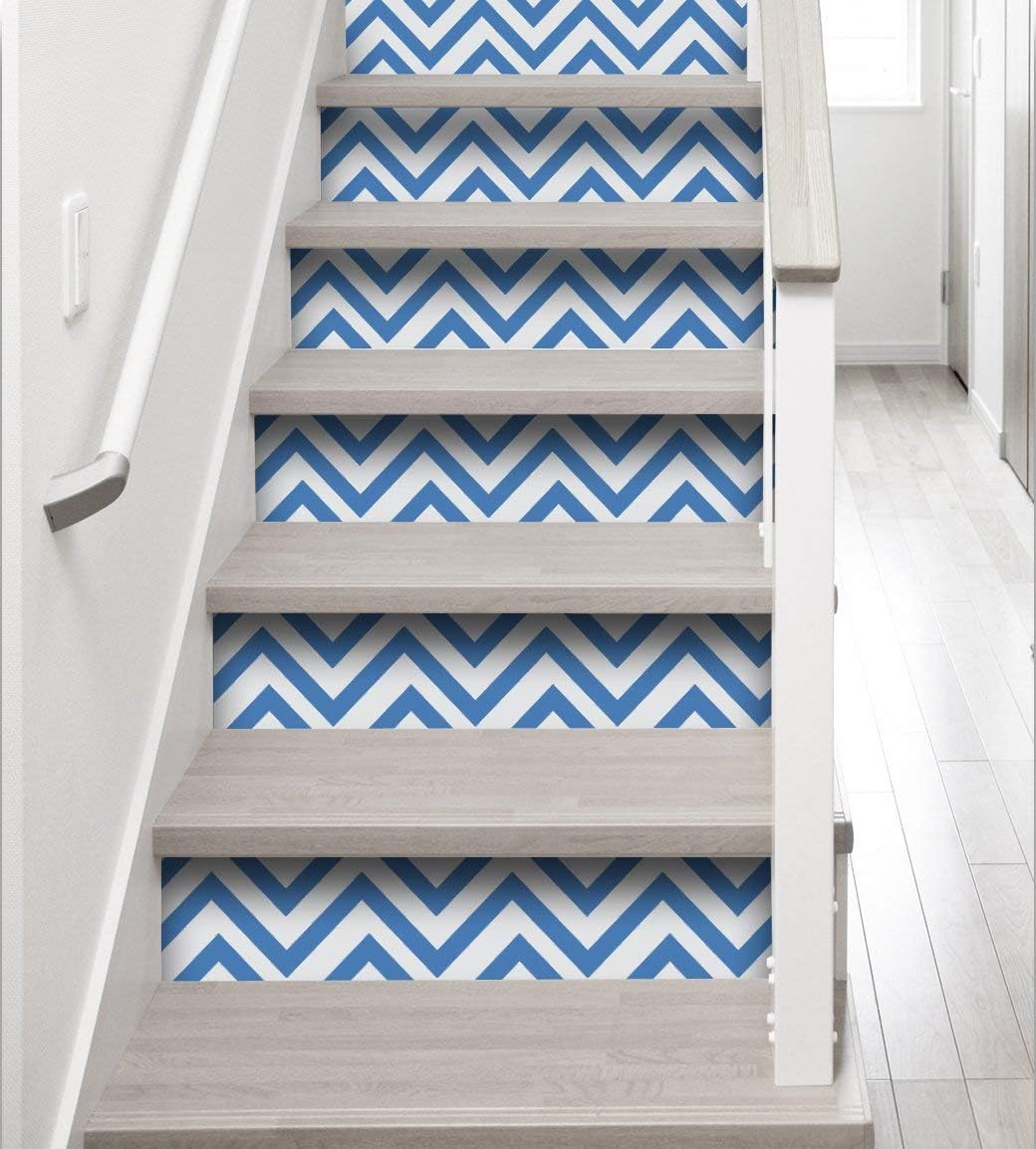 PLAGE 197022 STAIRS STICKERS Vinyl Skin Sticker Decal Printed Post, Blue, 100x19cm, 100 x 0,1 x 19 cm - Image 3