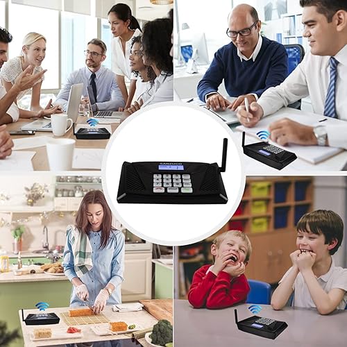Miniatura 5 de Intercomunicadores inalámbricos para el hogar SANZUCO sistema de intercomunicación manos libres con llamada grupal comunicación bidireccional de