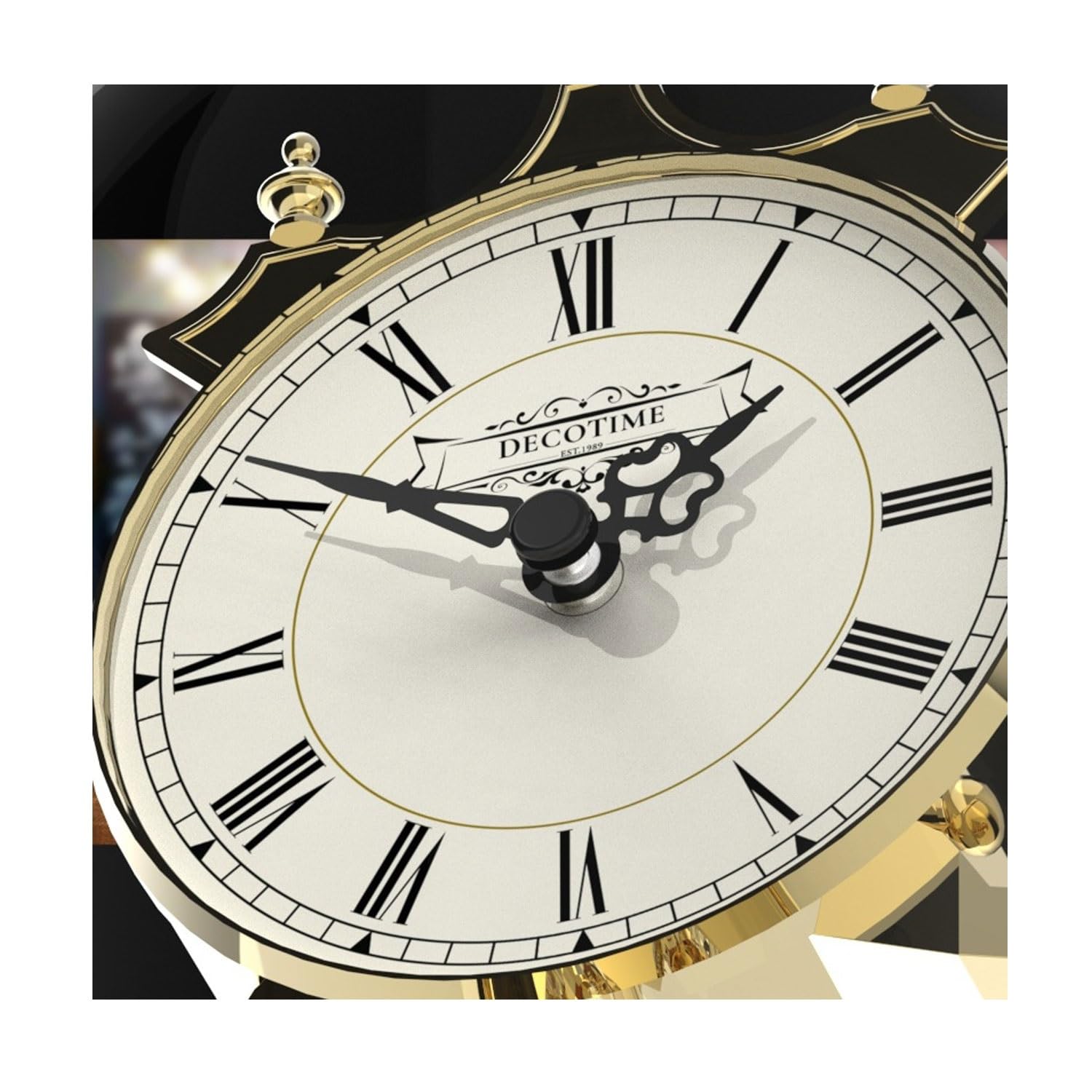 Amazon.co.jp: 炉棚時計, ヨーロッパのクリスタル回転置時計