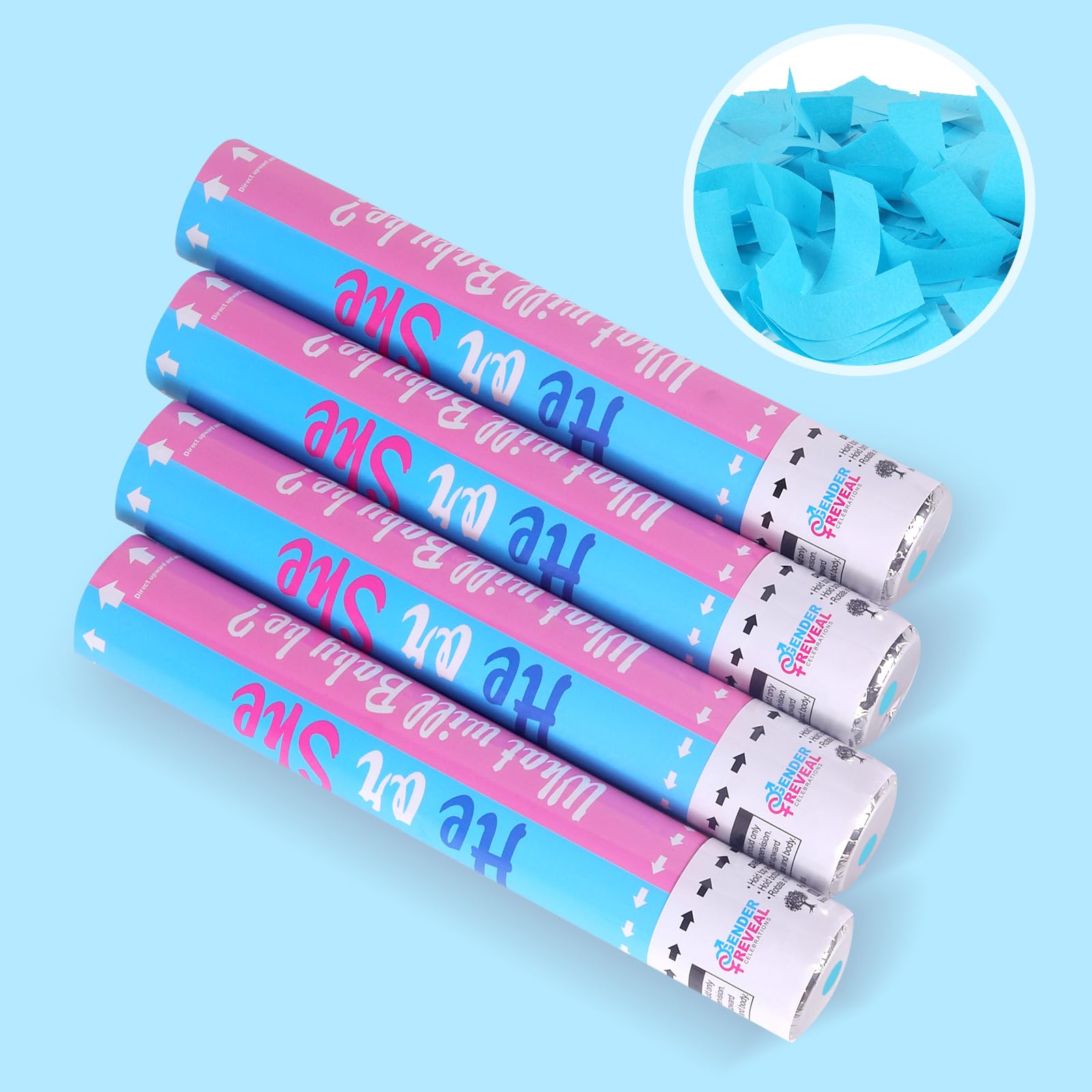 4 stuks welkomstconfetti, popparty, confettiballen