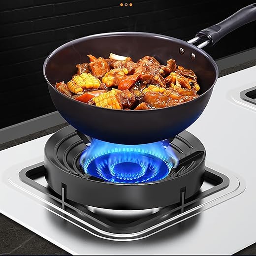 Global local Gas Saver Burner Stand Gas Chula/Burner Cover Gas Flame Saving Burner Protector from Wind Gas Stove Stand for Burner Gas Stove…