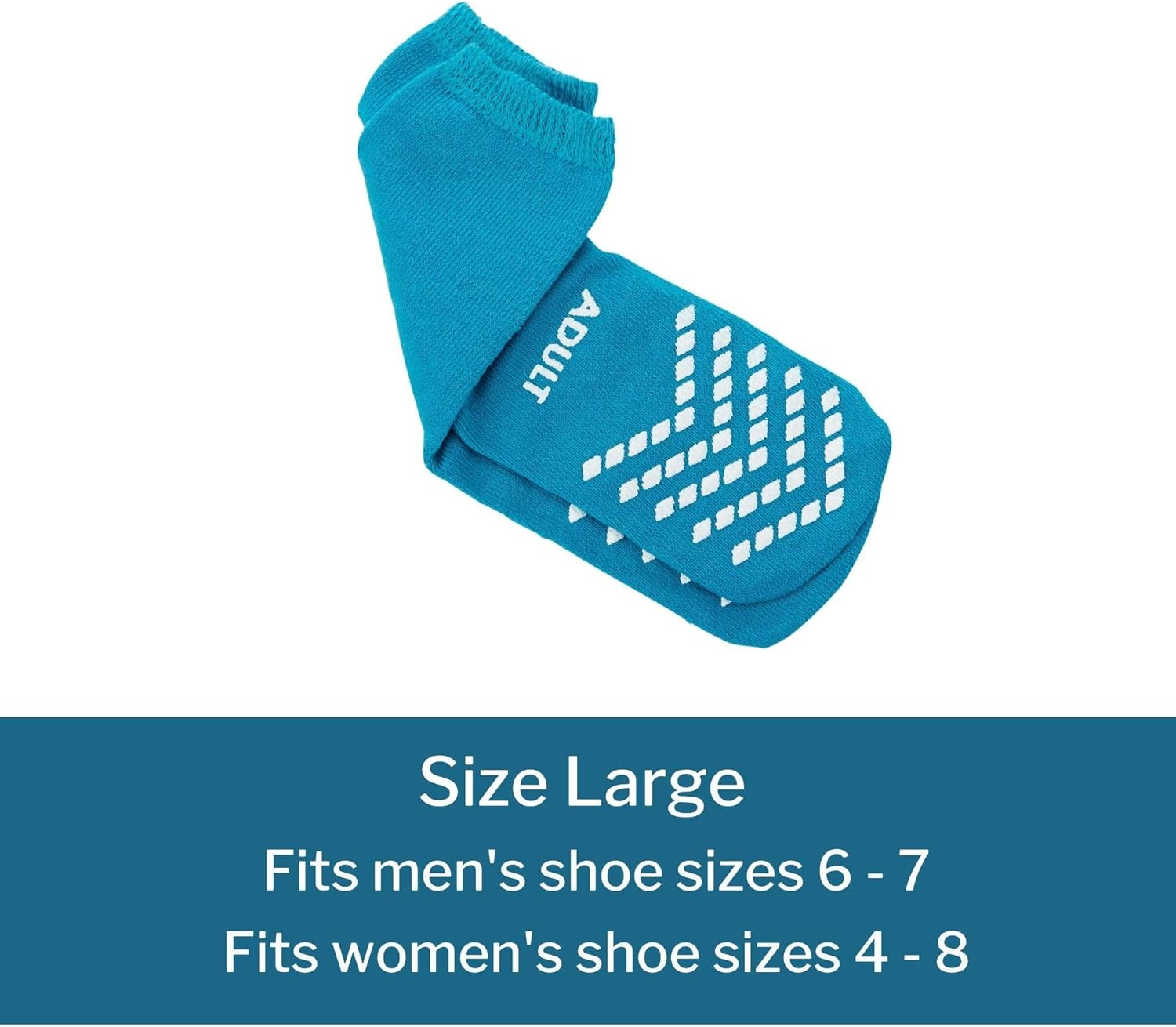 McKesson Unisex Non-skid Slipper Socks : Clothing, Shoes & Jewelry