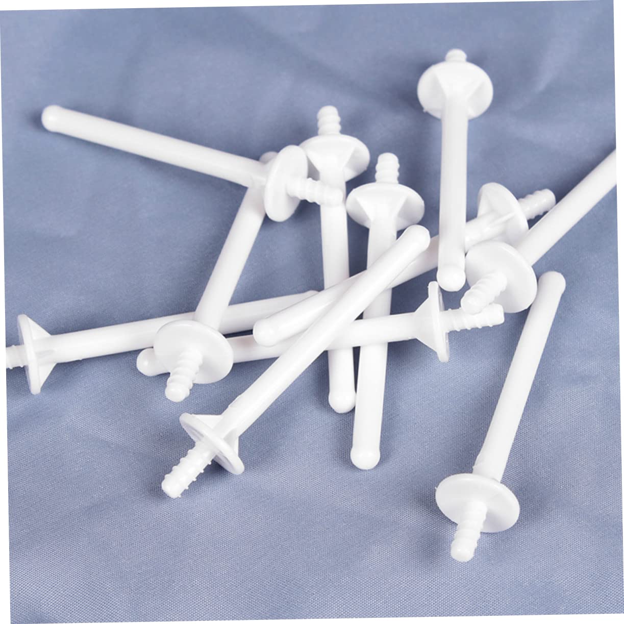 minkissy 20Pcs Disposable Nose Hair Sticks Plastic Wand for Nose and Eyebrow Waxing Smooth Surface for Safe Use for Salon Home DIY