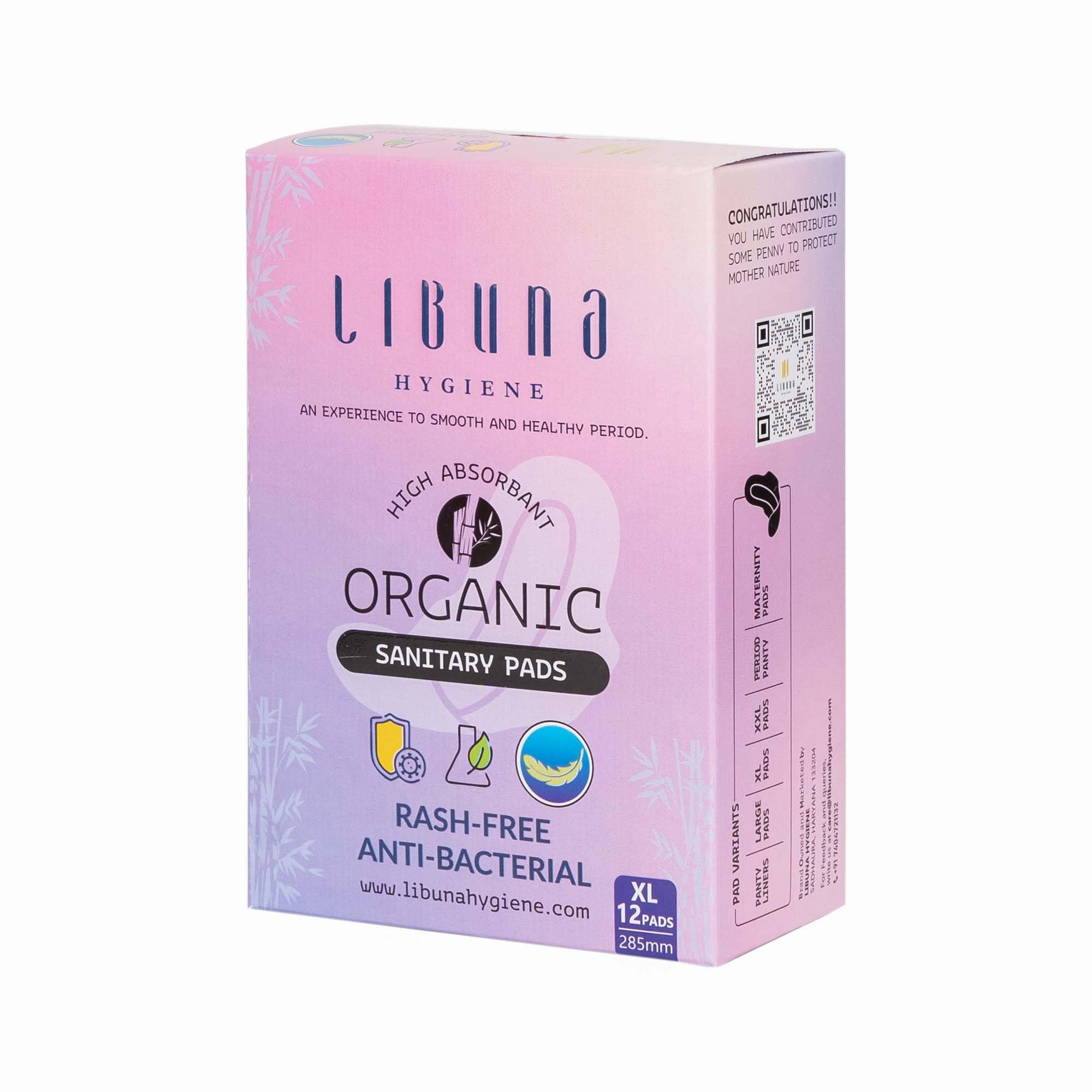 LIBUNA HYGIENE Anti-Bacterial Rash-Free Sanitary Pads | XL | Pack Of 12 | Zero Leaks And Stains | Ultra Thin | Biodegradable | 285Mm Long | Protects You From Period Infection. (B0BZCFB3FQ) Amazon Price History, Amazon Price Tracker