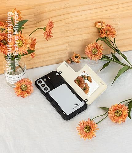 Miniatura 54 de GOOSPERY Parachoques magnético para puerta compatible con Galaxy S23, tarjetero tipo cartera, cierre automático, protección de doble capa resistente