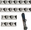 Snowboard Stomp Pad | Studs Anti-Slip 18Piece Pentagram - Snow Board Back Pad - for Winter Sports Mountain Training Practice