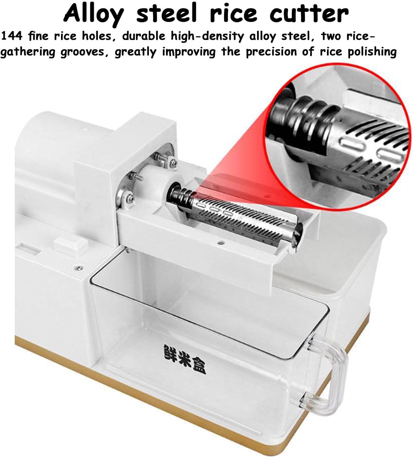 Electric Rice Milling Peeling Machine for Household Use, Efficient Paddy Huller for Light Brown, Germ, and Lightly Milled Rice