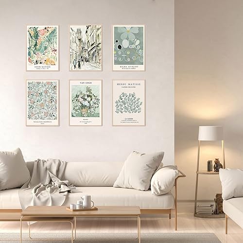 Miniatura 7 de Matisse - Pósteres artísticos para pared, pósteres de exposición, pósteres de arte retro verde salvia, pósteres estéticos, arte vintage, bohemio,