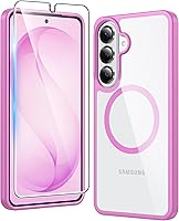 Vista 24 de FNTCASE Funda para iPhone 15 Plus: Fundas magnéticas transparentes para teléfono con protector de pantalla compatible con Magsafe Slim Anti