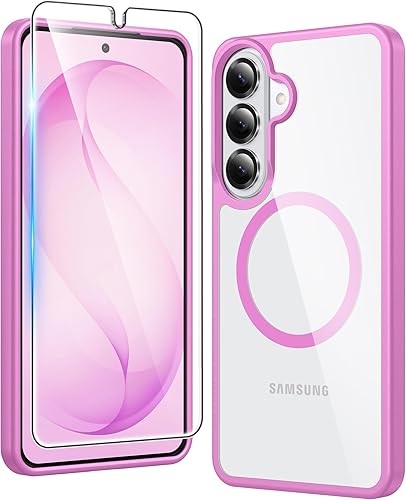 Miniatura 25 de FNTCASE para iPhone 15 Funda Transparente: Fundas para iPhone 14/13 Compatibles con Magsafe, Funda Anti-Amarilleo, Grado Militar de Protección