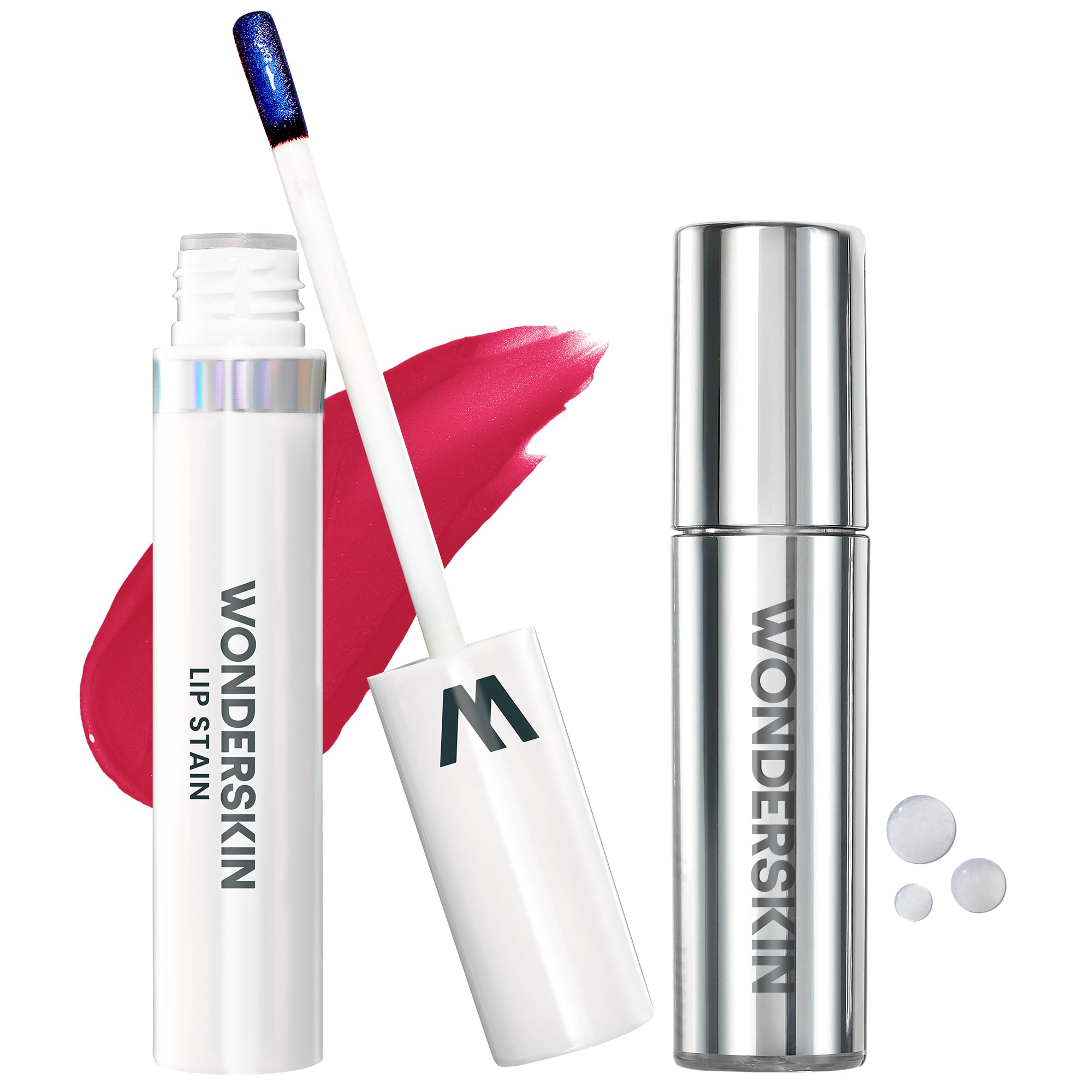 wonderskin リップティント romance Amazon.com : Wonderskin Lip Stain Peel Off Masque (First Kiss