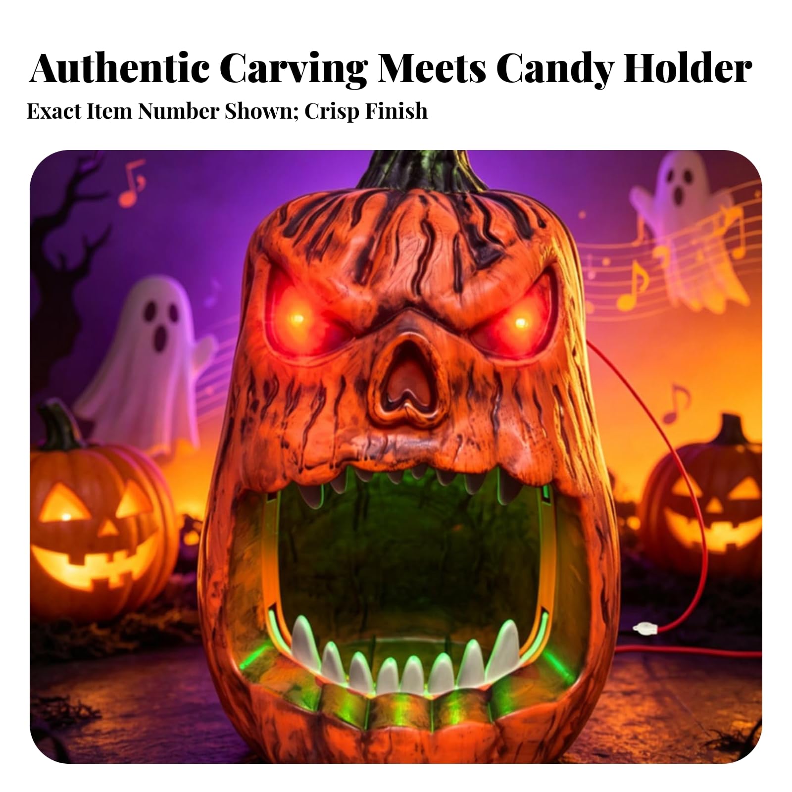 Zucca di Halloween con Spaventoso Festiva, Creativa, Decorazione, per Ingresso
