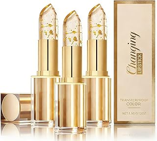 Lápiz labial que cambia de color de pH, brill...