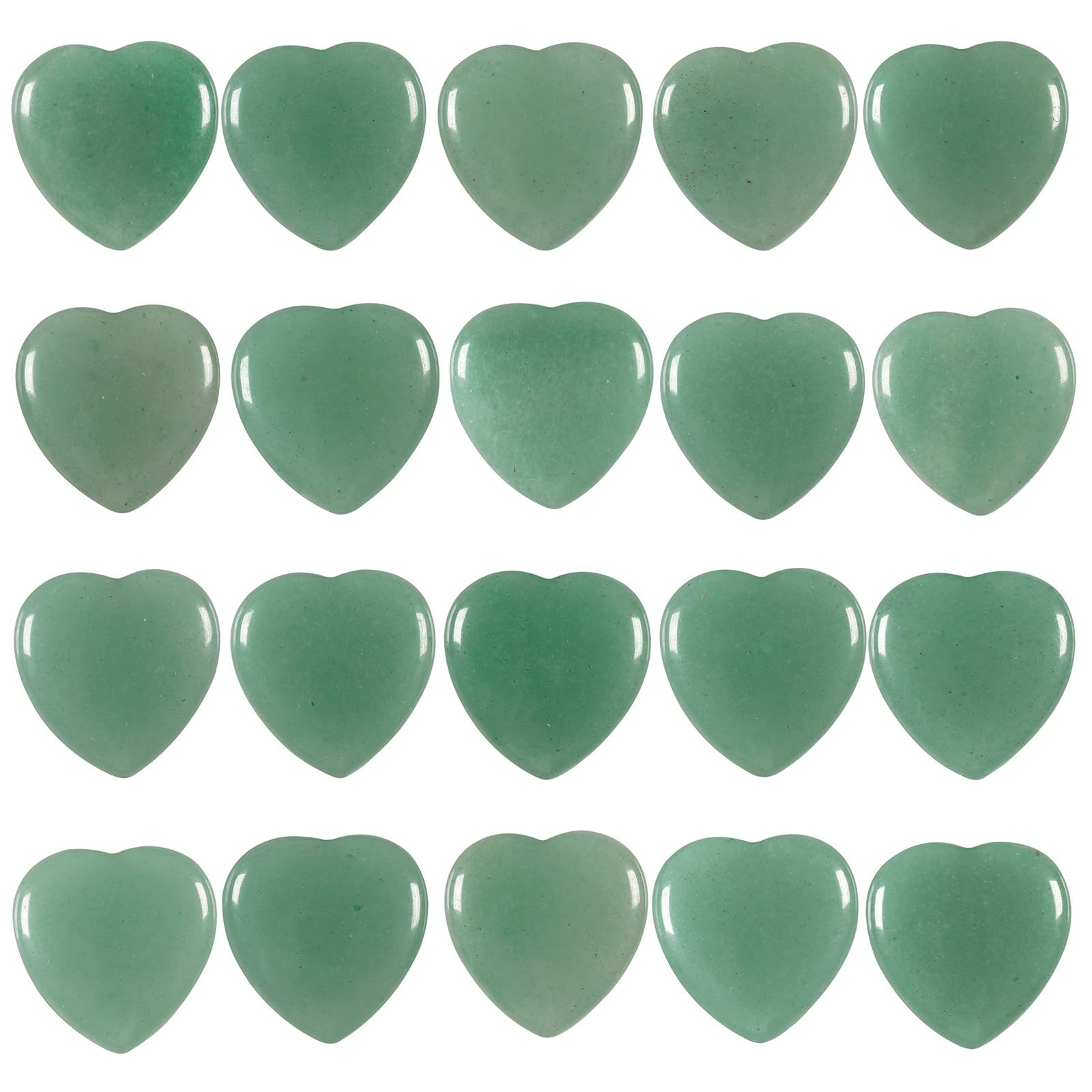 Perles en cristal et cabochon aventurine verte pour ateliers loisirs créatifs