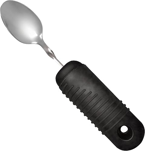 Miniatura 5 de Rehabilitation Advantage Juego de utensilios de fácil agarre con asas integradas con peso