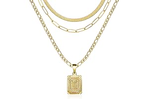 Gold Layered Necklaces Set Gifts for Women