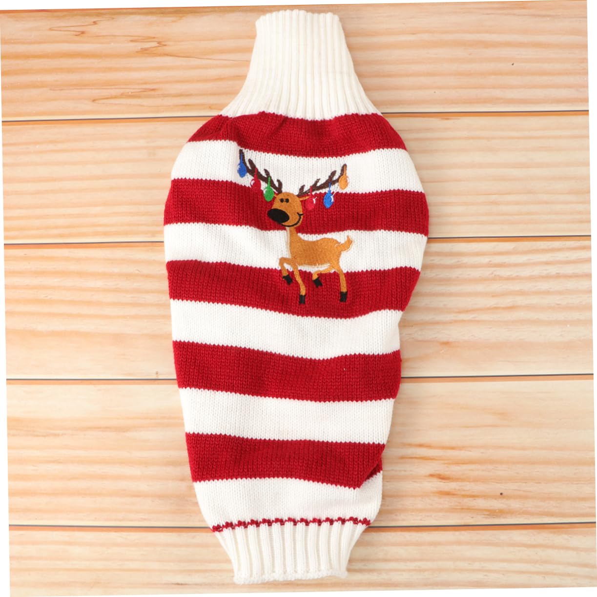 Mipcase 2 Pz Maglione per Cani Christmas Sweater Pullover Natalizio Maglioncini Cane Maglioni Cane Maglione Natalizio per Cani di Piccola Taglia Vestito per Cani Costume da Cane Rosso