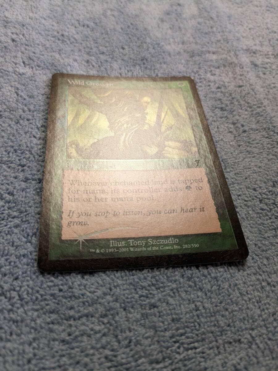 Amazon.co.jp: MTG Foil 英 繁茂 Wild Growth [7ED] : おもちゃ