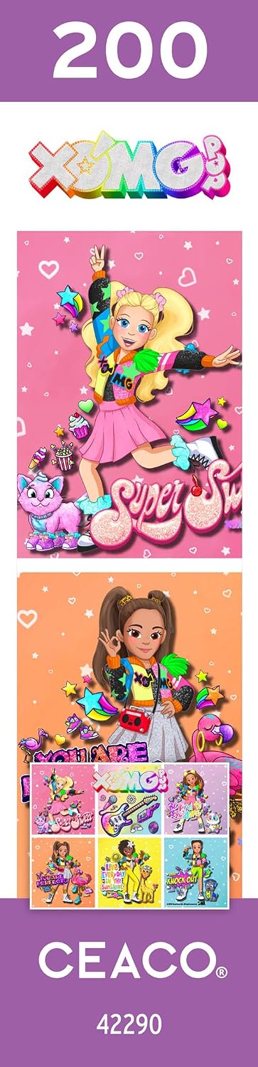Ceaco - XOMG POP! – Party Like A Pop Star - 200 Piece Jigsaw Puzzle