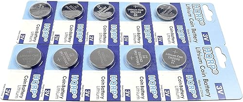 Miniatura 3 de HQRP Paquete de 10 baterías compatibles con podómetros Omron HJ-150 HJ-151 HJ-112 HJ-113 HJ-203BL HJ-203PK