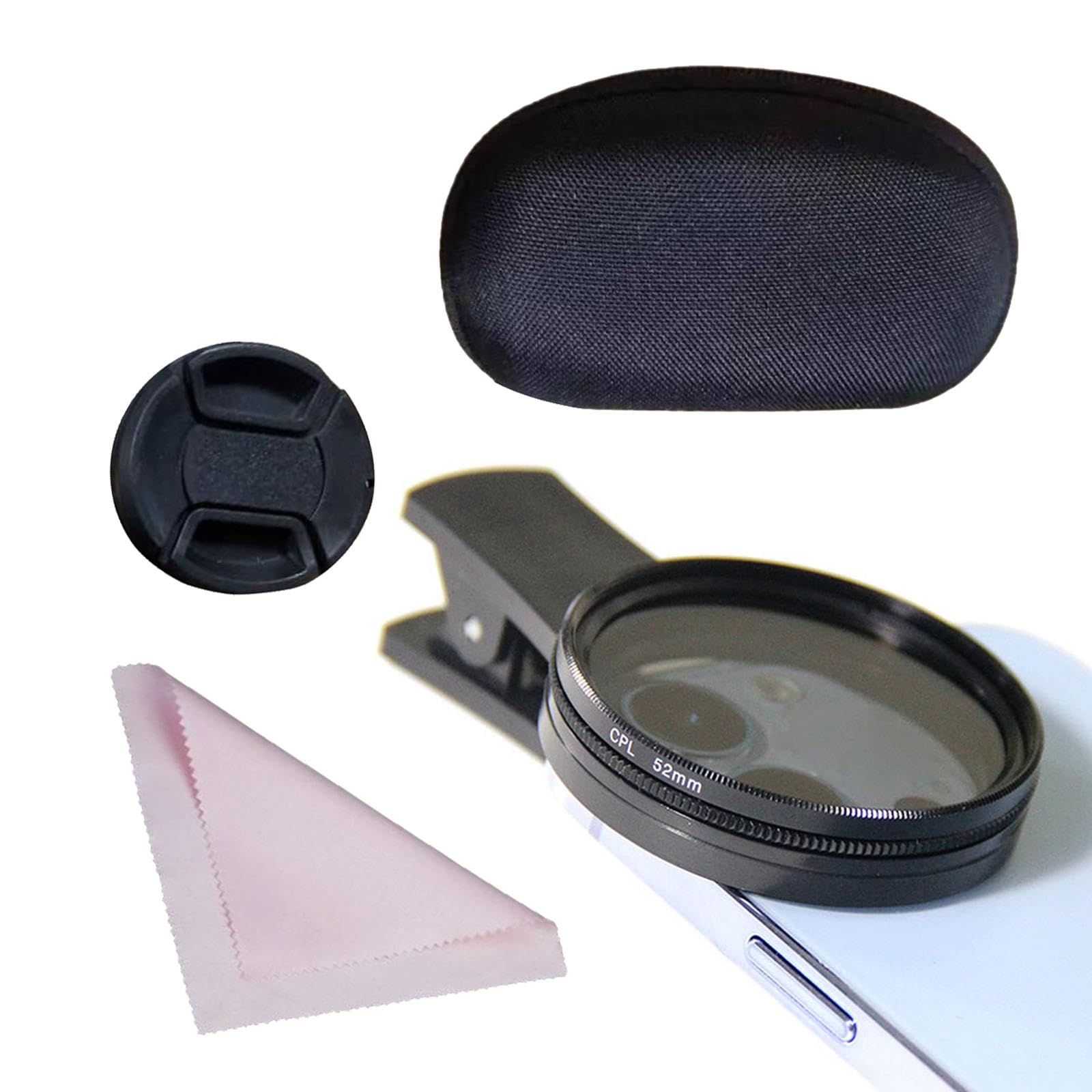CPL-Filterobjektiv, 52 mm, professionell, tragbar, leicht, CPL-Filterobjektiv, 5 Stück