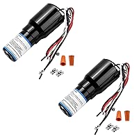 Vista 8 de URCO410 Kit de condensador de arranque duro 3 en 1 para refrigeradores, combinación de condensador de arranque de sobrecarga de relé de estado