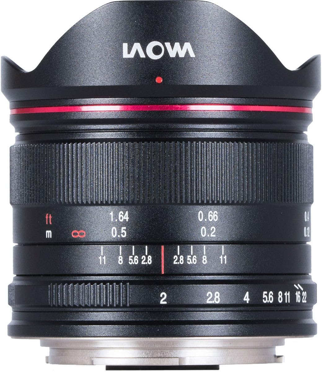 Venus Optics VE7520MFTLWBLK 7.5mm f/2 MFT Lens for Drones - Black