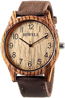 Wood Armbanduhr Herren Damen Natur-Holz