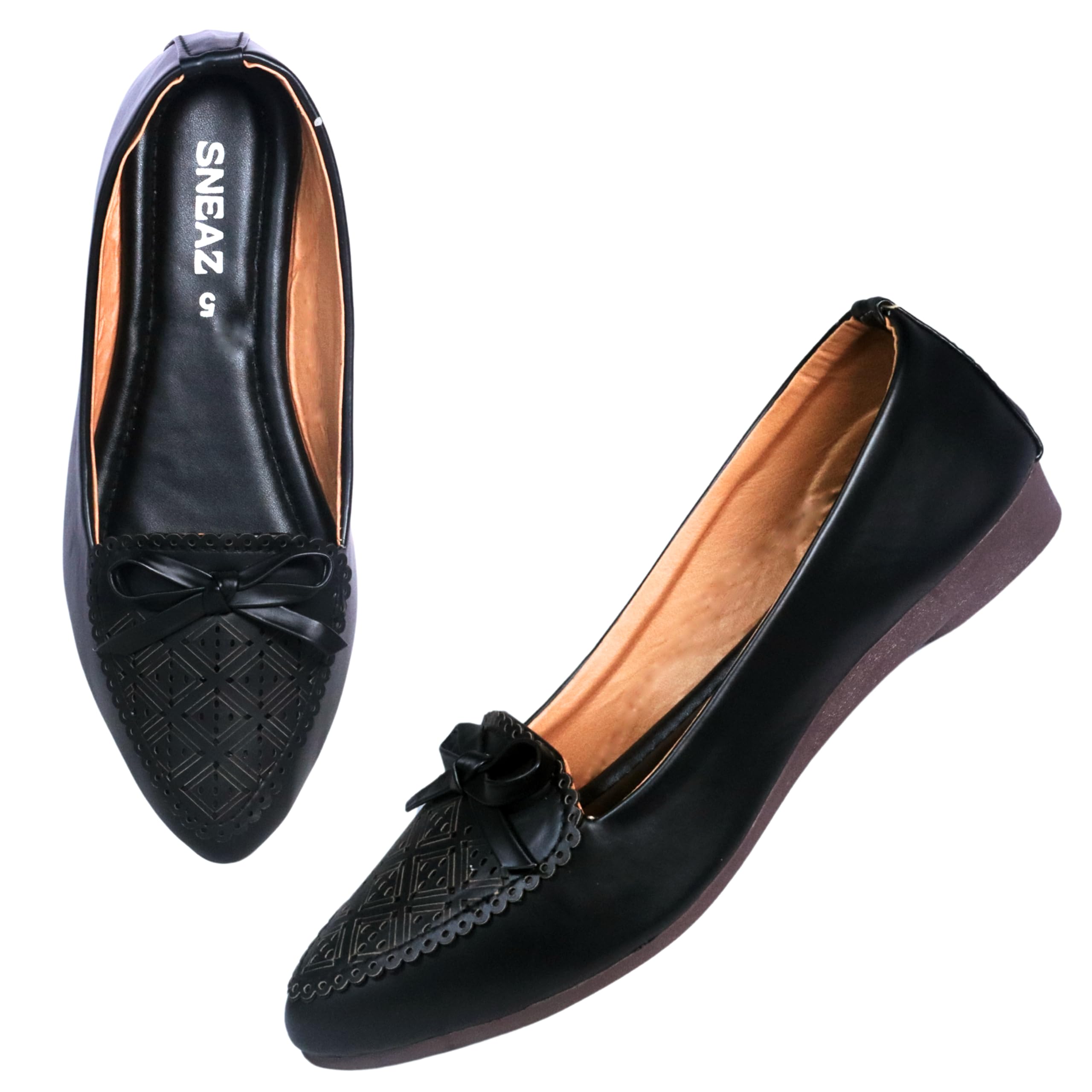SNEAZ Comfortable Women Flat Loafer Ballet Shoes, Stylish Office Daily Walking Casual & Formal Footwear (SNZ-C35611)