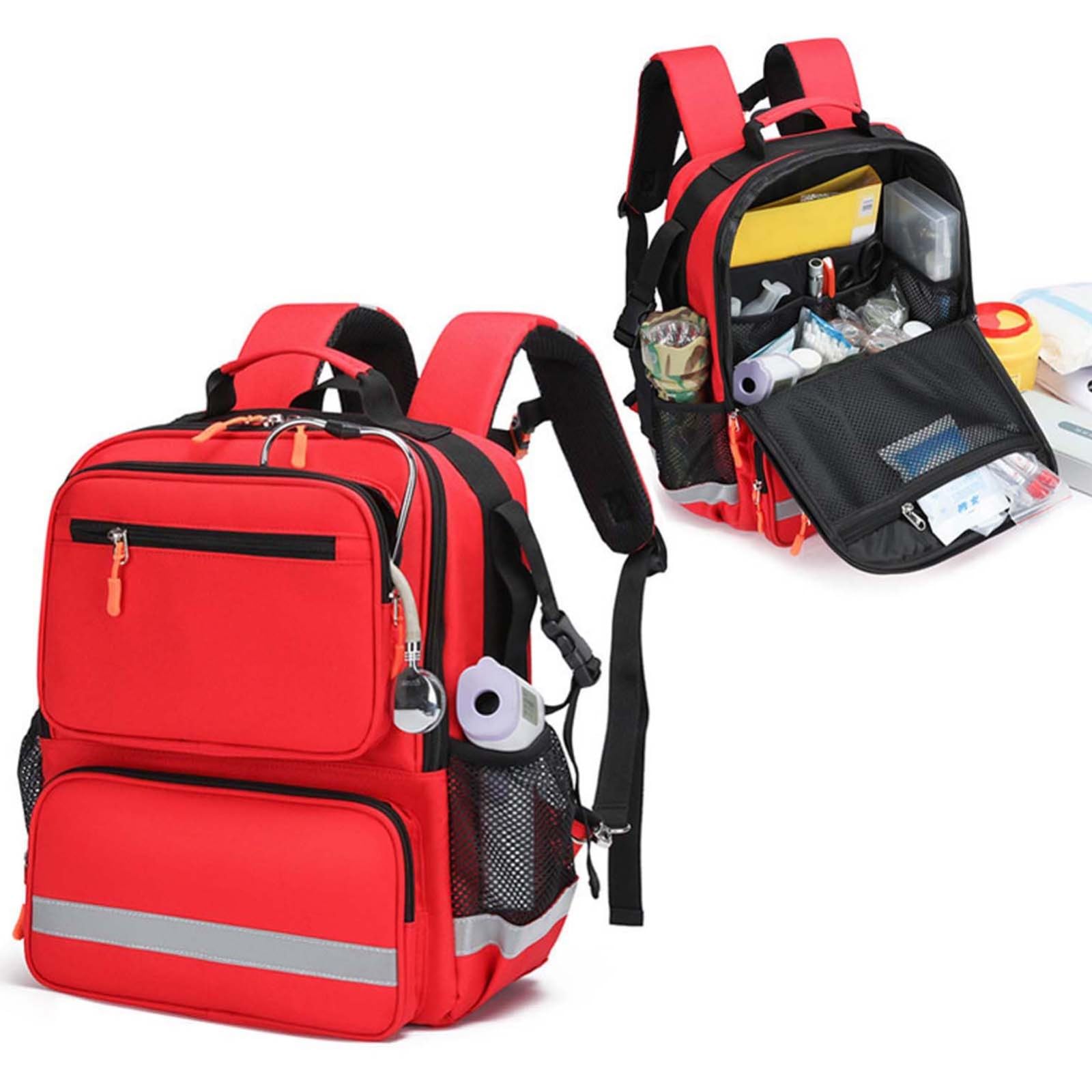 Cubstone A Wheelchair Backpack - Large Seat Bag For Mobility Scooters, Power & Manual Wheelchairs - Ccessories Pouch With Reflective Strip For Dults (A)