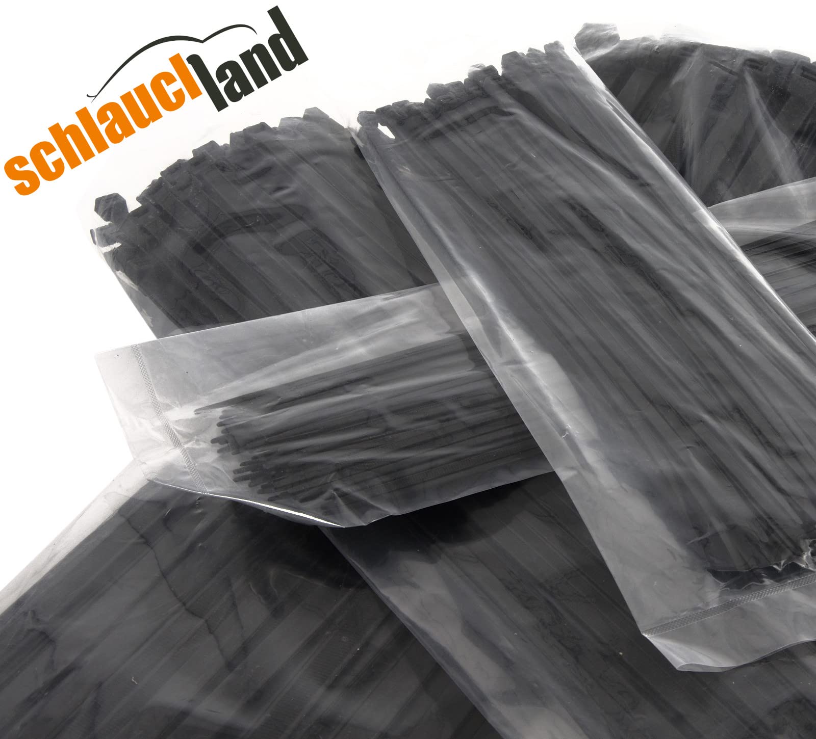 500 Stück Kabelbinder Nylon 12,4 x 530mm schwarz PROTECTOX | Schlauchbinder 53cm | VIELE GRÖSSEN 2,5|3,6|4,8|7,6|8,8|12,4mm & Längen 10-150cm | UV-stabil & wetterfest | Premium