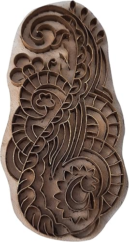 Miniatura 6 de Royal Kraft Sellos de madera de latón para impresión en bloques en arcilla, cerámica, tela BHAtag001