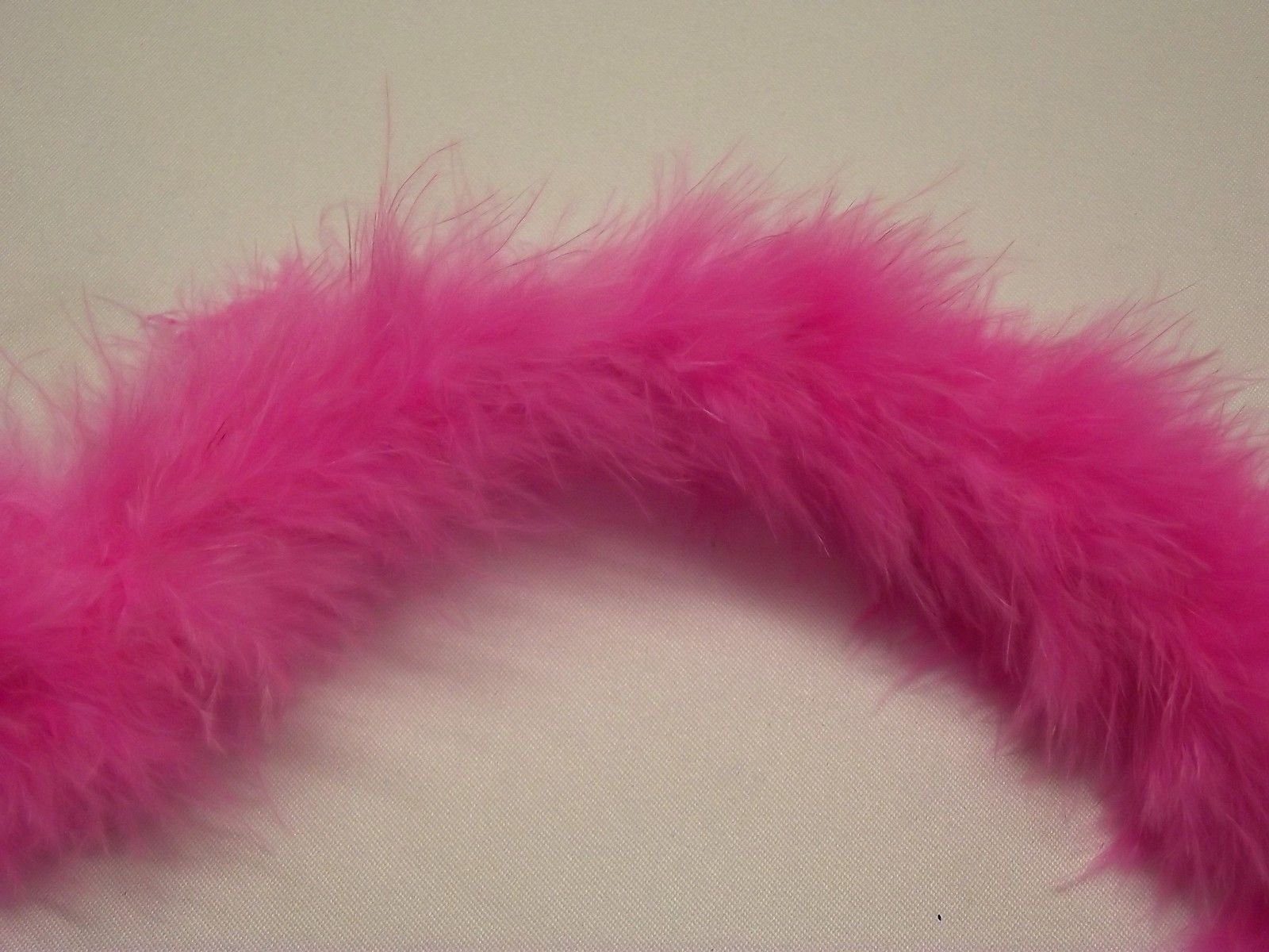 Trimits Decorative Marabou Boa Feather Trim - Cerise, 1Mtr