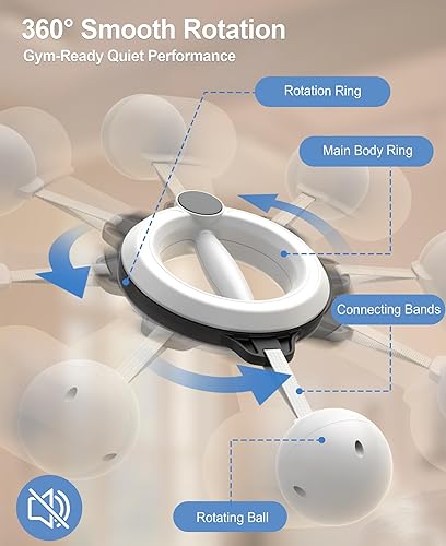 Miniatura 2 de Entrenamiento de brazos para hombres y mujeres, entrenador de antebrazo con manivela de 360, entrenador de pecho, hombros y brazo muscular, equipo