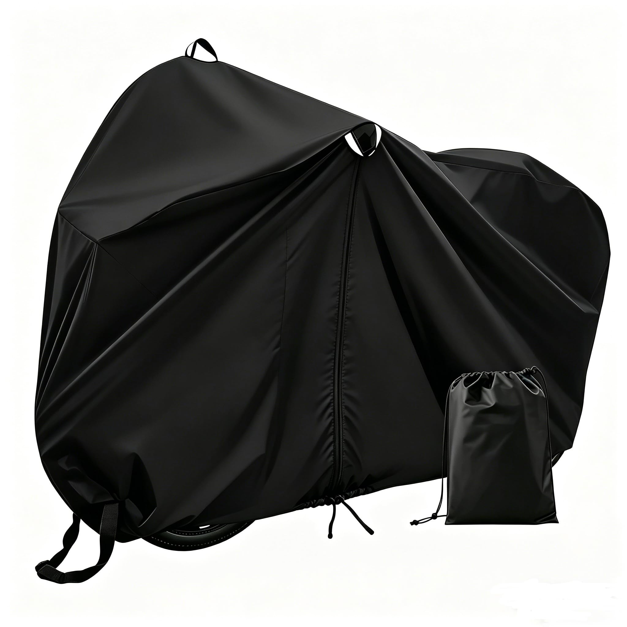 Waterproof Bike Cover 210D Oxford Outdoor with Drawstring Buckles Anti UV Rain Dust for Mountain Road Electric Bicycle up to 29 Inch