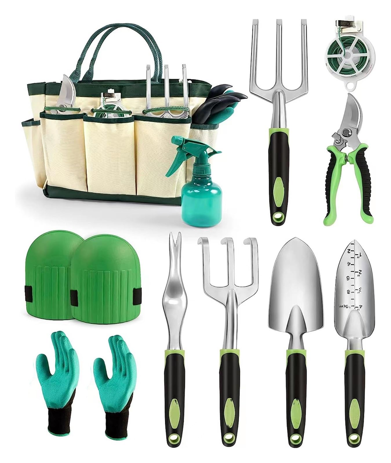Ensemble d'outils de Jardin avec Sac Rangement