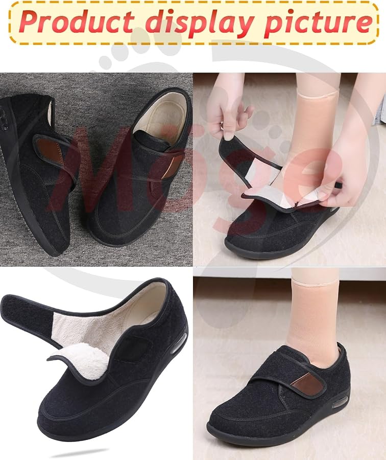 Möge Chaussures Pour Pied Gonflé OrthopéDiques Homme IntéRieur