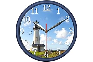 Captivating Lighthouse Wall Clock: Adorn Your Abode with Coastal Charm